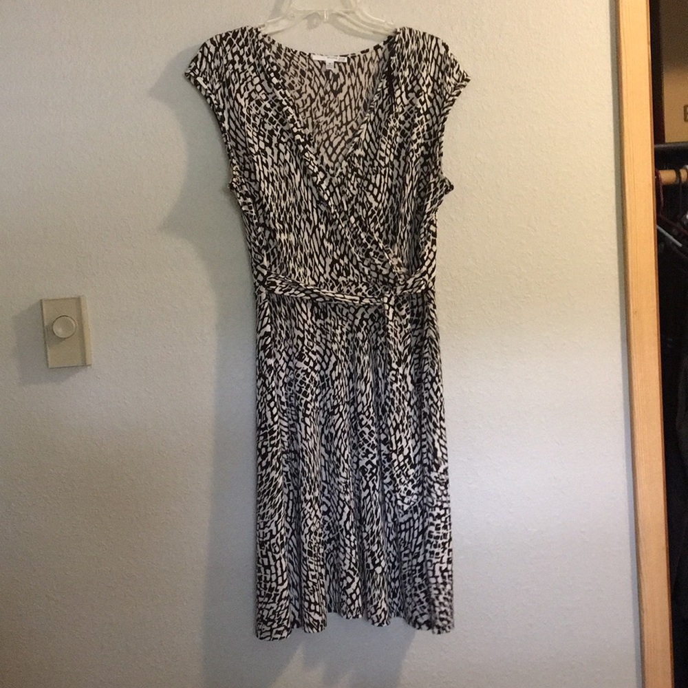 Studio One faux wrap dress
